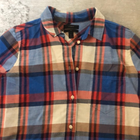 J Crew Plaid Shirt - Picture 2 of 3